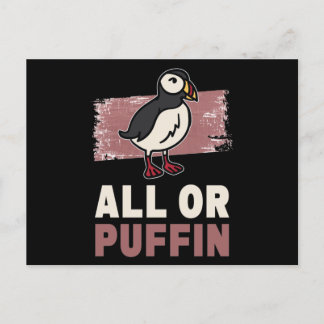 All Or Puffin Puffin Postcard
