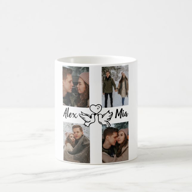 All Our Moments – Personalized Couple Photo Mug (Center)