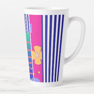 All Over All Purpose Colorful Latte Mug