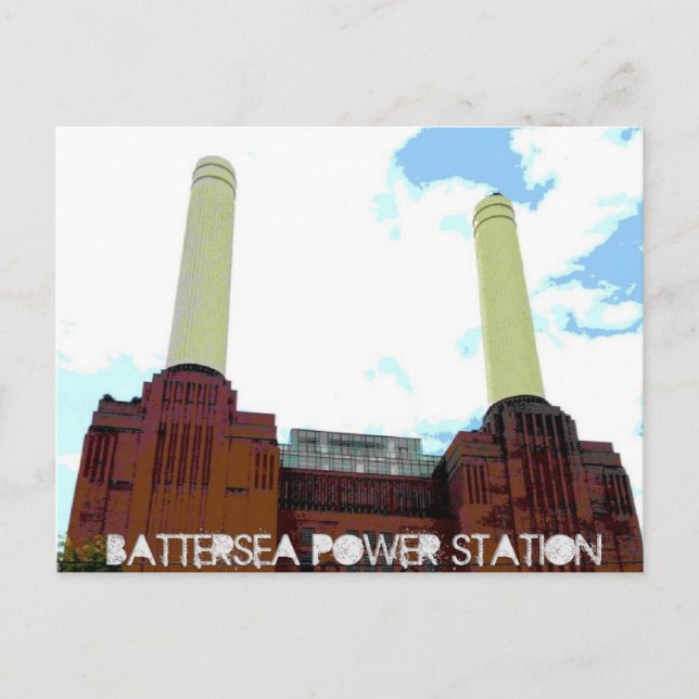 All Over Battersea Postcard (Front)