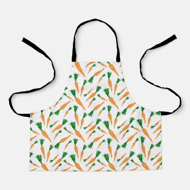 All Over Carrot Pattern Apron (Front)
