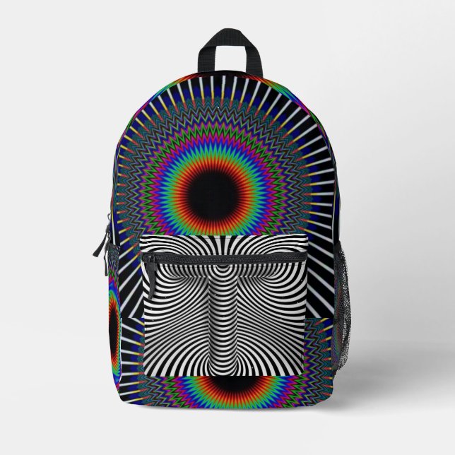All over custom print in full colour Backpacks (Front)
