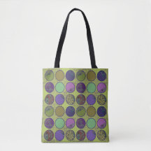 All-Over Dense Abstract Circle Pattern