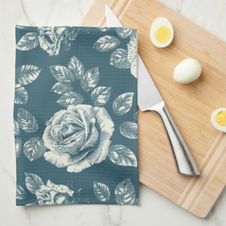 All Over Floral Tea Towel