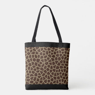 All-Over Giraffe Print Tote Bag