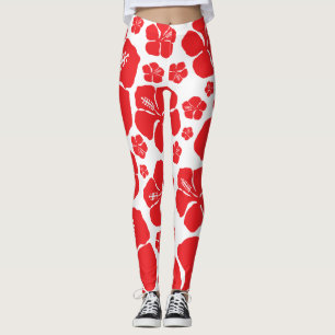 All Over Hibiscus Leggings