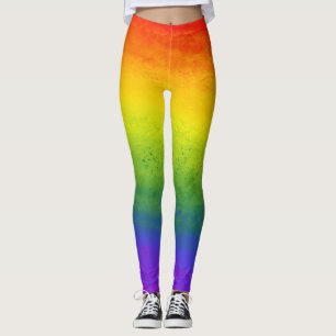 All-over leggings with rich, vibrant colours.