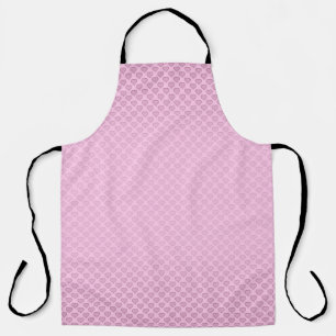 All-Over Pink on Pink Hearts Kitchen Apron
