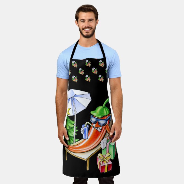 All-Over Print Apron (Worn)