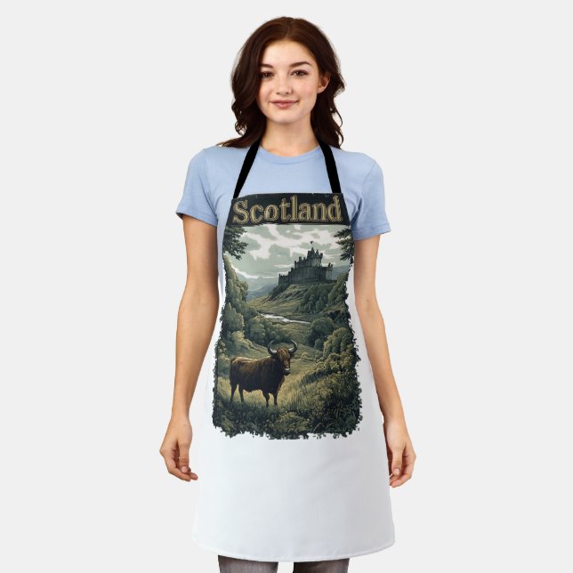 All-Over Print Apron (Worn)