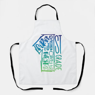 All-Over Print Apron Alaska design