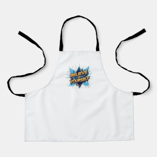 All-Over Print Apron - Believe in Yourself