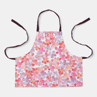 All-Over Print Apron Cheerful Watercolor