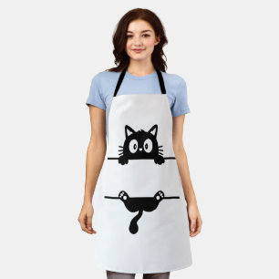 All-Over Print Apron ,cute cat design