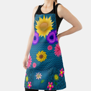 All Over Print Apron Floral