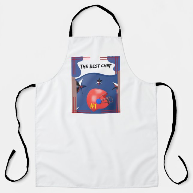 All-Over Print Apron for Dad (Front)