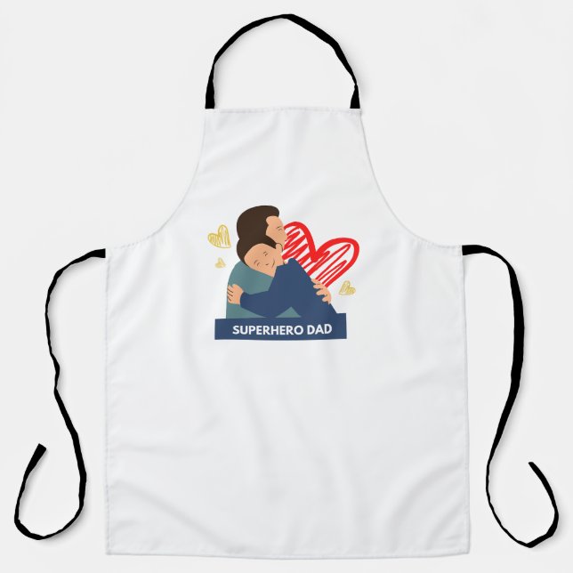 All-Over Print Apron for Dad (Front)