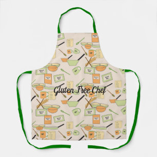 All-Over Print Apron for Gluten Free Cooks