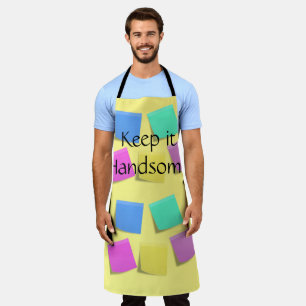All Over Print Apron Keep it Handsome