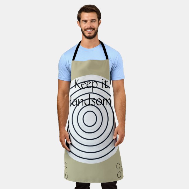 All Over Print Apron Keep it Handsome (Worn)