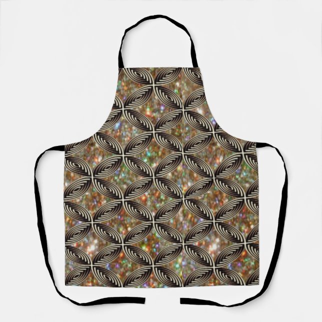  All-Over Print Apron Large 27"x34 Whether you (Front)