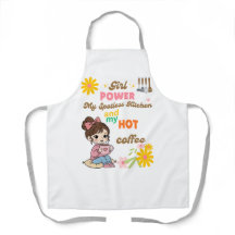 All-Over Print Apron, Medium
