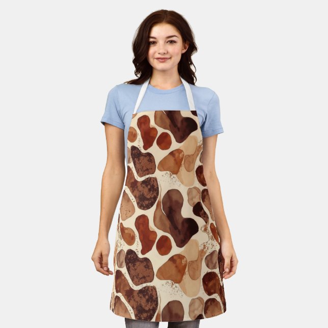 All-Over Print Apron, Medium Apron (Worn)