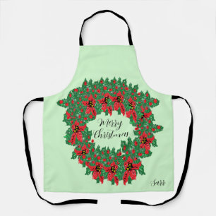 All-Over Print Apron : Merry Christmas