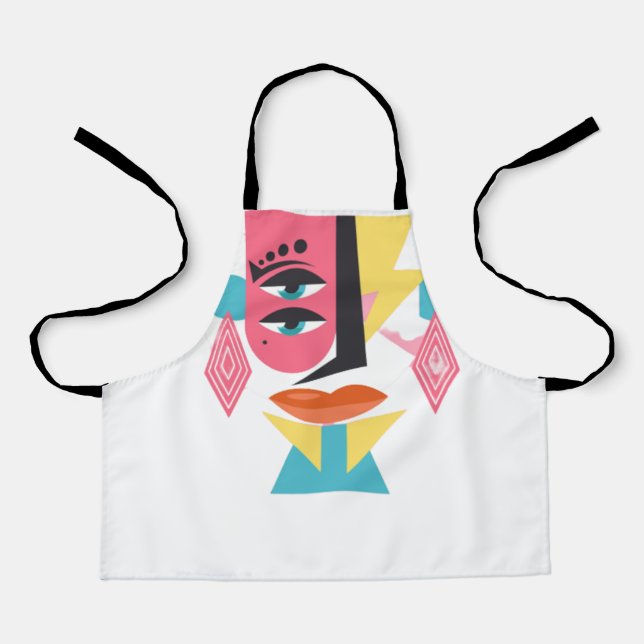 All-Over Print Apron, Small Apron (Front)