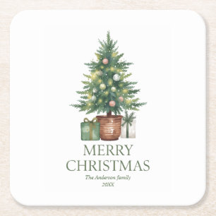 All-Over Print Apron Square Paper Coaster