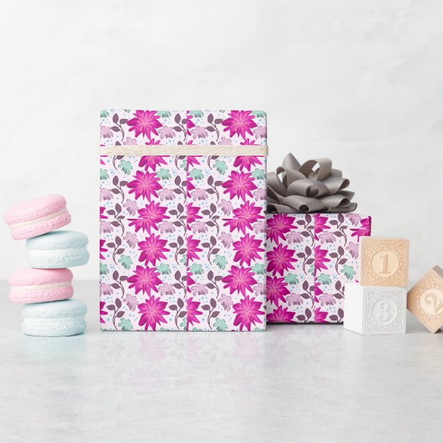 All-Over Print Apron Wrapping Paper (Baby Shower)