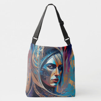All-Over-Print Cross Body Bag, Large Crossbody Bag