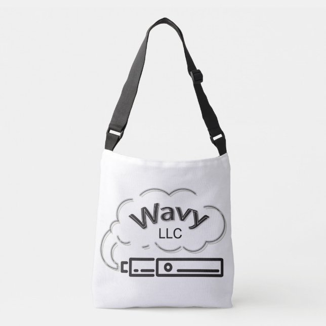 All-Over-Print Cross Body Bag, Medium Crossbody Bag (Front)