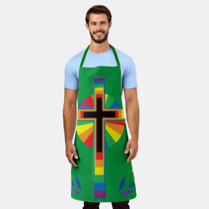 All-Over Print Gay Christian Clergy  Apron