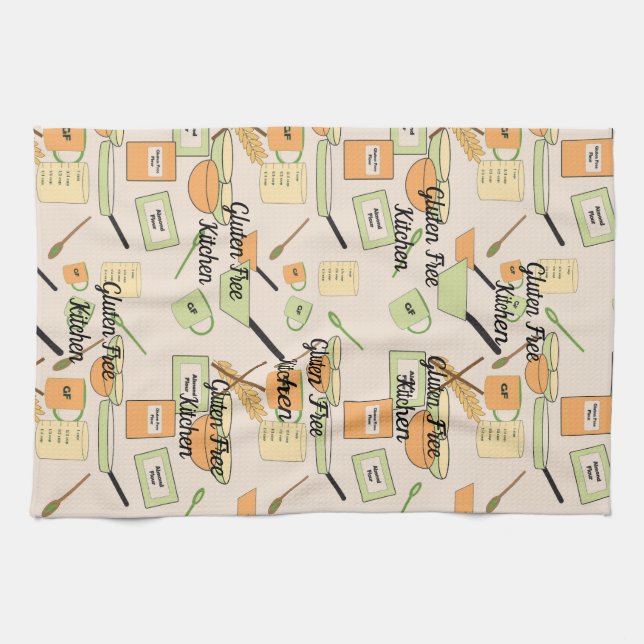All-Over Print Kitchen Towel Gluten Free Kitchen (Horizontal)