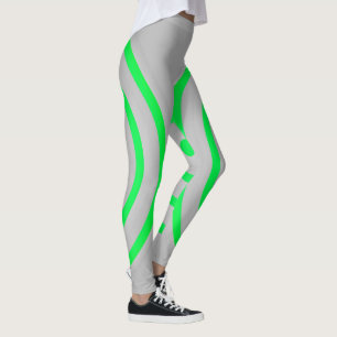 All Over Print Leggings with Circular Design