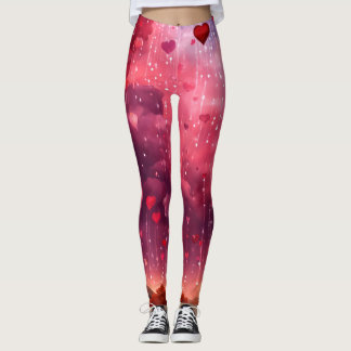 All-Over-Print LeggingsHeartbeat Elegance" Leggings