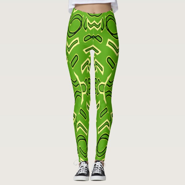 All-Over-Print multicolor "Ratti_Creative_Arts"  L Leggings (Front)