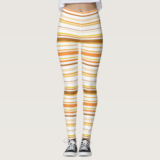  All-over print Striped Leggings