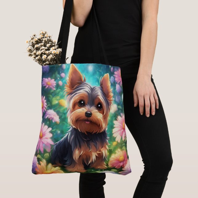 All-Over-Print Tote Bag, Large Bag (Close Up)