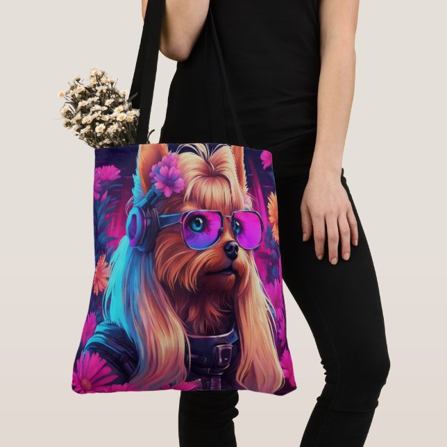 All-Over-Print Tote Bag, Large Bag (Close Up)