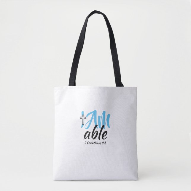 All-Over-Print Tote Bag, Medium Bag (Front)