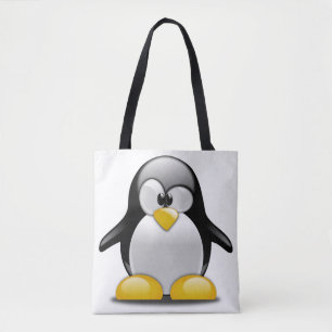All-Over-Print Tote Bag. Penguin. Bag