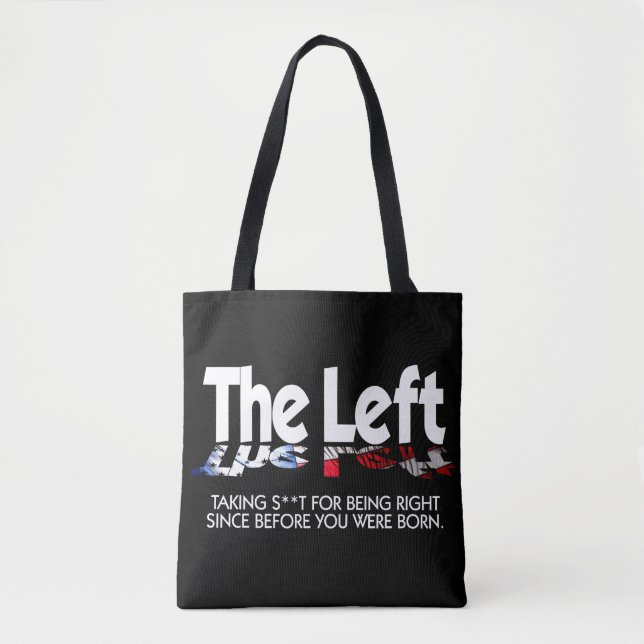 All-Over-Print Tote Bag - The Left, Defined... (Front)