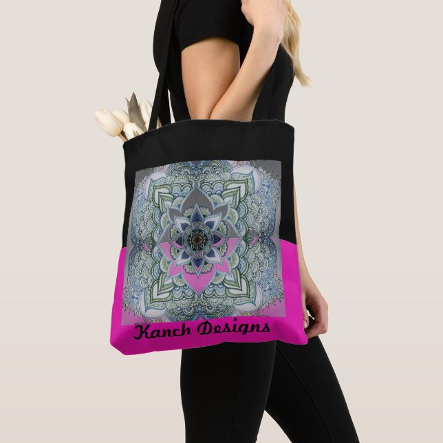 All-Over-Print Tote, Shoulder Tote Bag (Close Up)