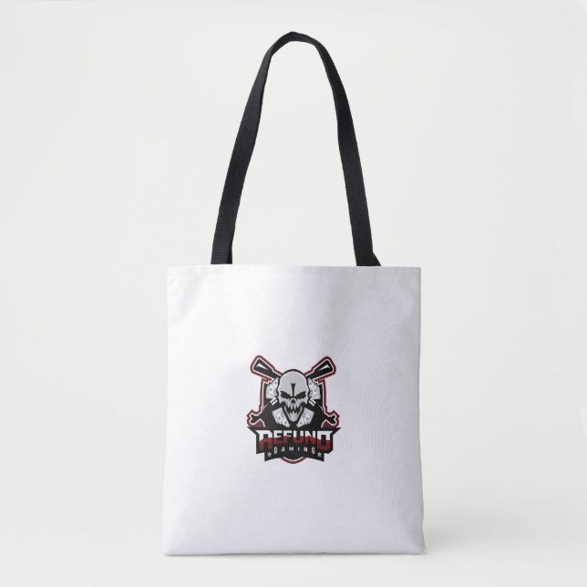 All-Over-Print Tote, Shoulder Tote REFUND GAMING Bag (Front)