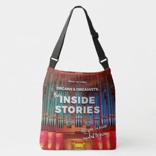 All-over print tote with cover of organ book