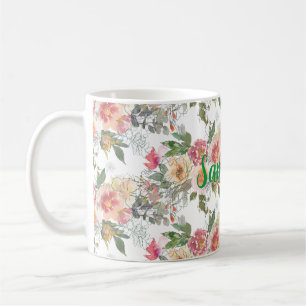 All over print with customizable text mug