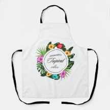 All-over printed apron