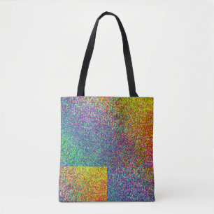 All-Over Rainbow Confetti Tote Bag